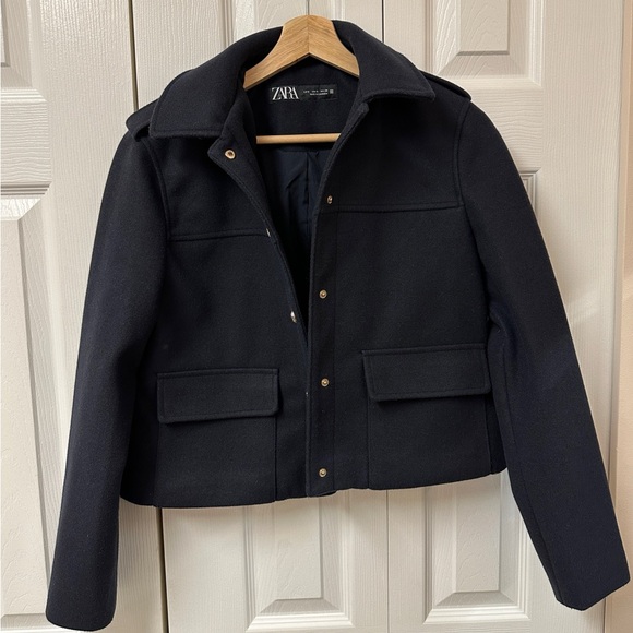 SOLD || ZARA - cropped soft jacket - Picture 3 of 7